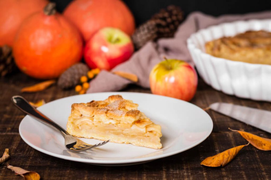 ingrédients tarte aux pommes normande